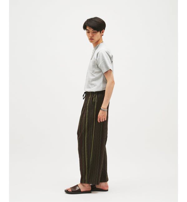 JOURNAL STANDARD「ストライプ ジャガード ワイド パンツ」|その他|