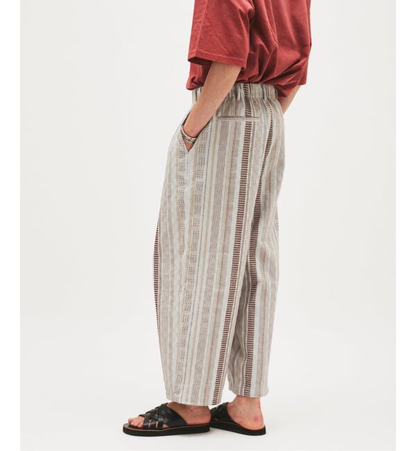JOURNAL STANDARD「ストライプ ジャガード ワイド パンツ」|その他|