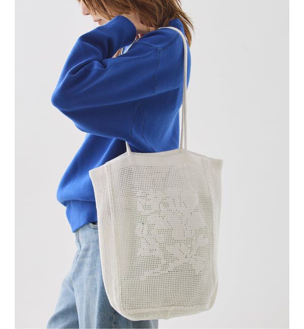 journal standard L'essage「NANANITA/ナナニータ ROSE CROCHET BAG バッグ」|ハンドバッグ|ナチュラル