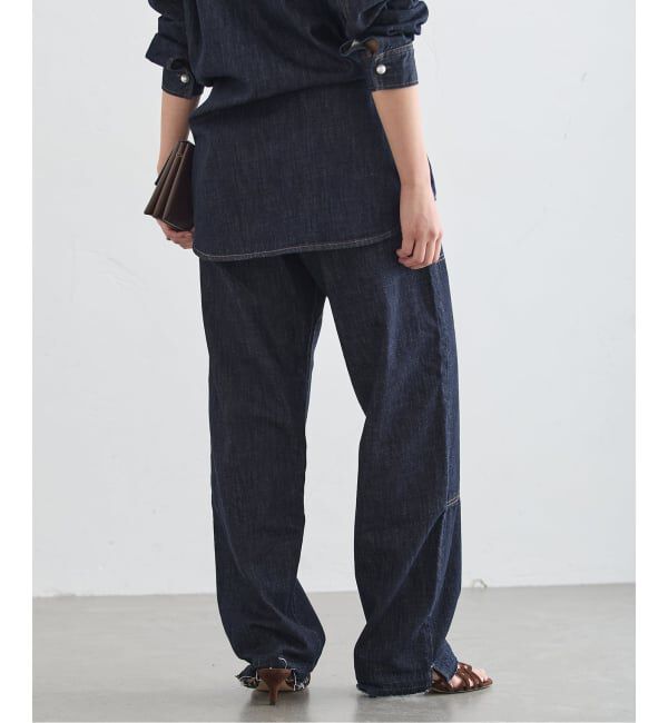 journal standard L'essage「ダブルニーリメイクデニムパンツ」|デニム|