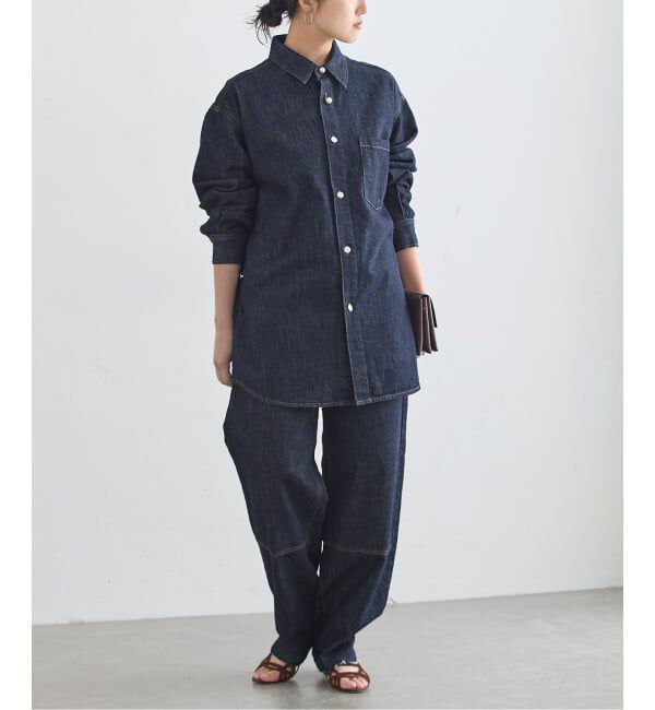 journal standard L'essage「ダブルニーリメイクデニムパンツ」|デニム|
