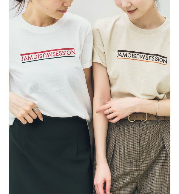 NOBLE「《岡山＋WEB限定》N.Jam/エヌジャム ロゴTシャツ」|Tシャツ・カットソー|