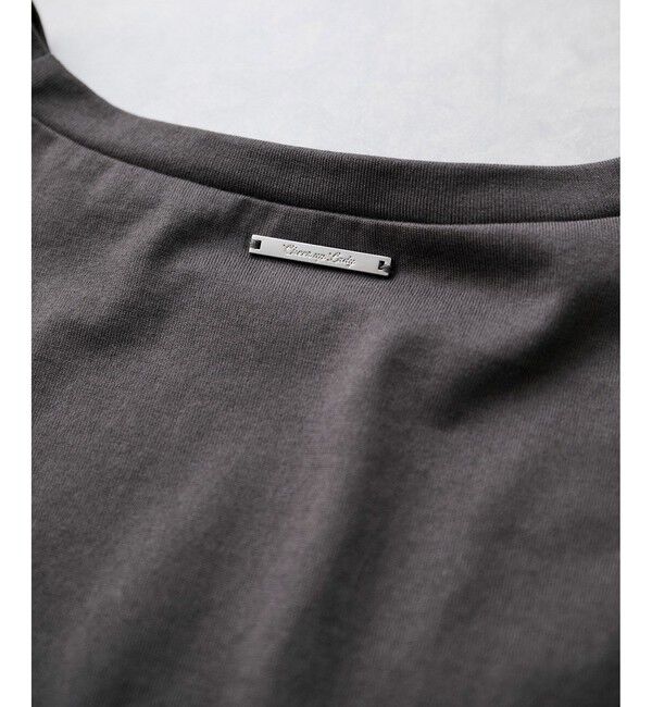 VIS「ボクシークロップド刺繍Tシャツ」|Tシャツ・カットソー|