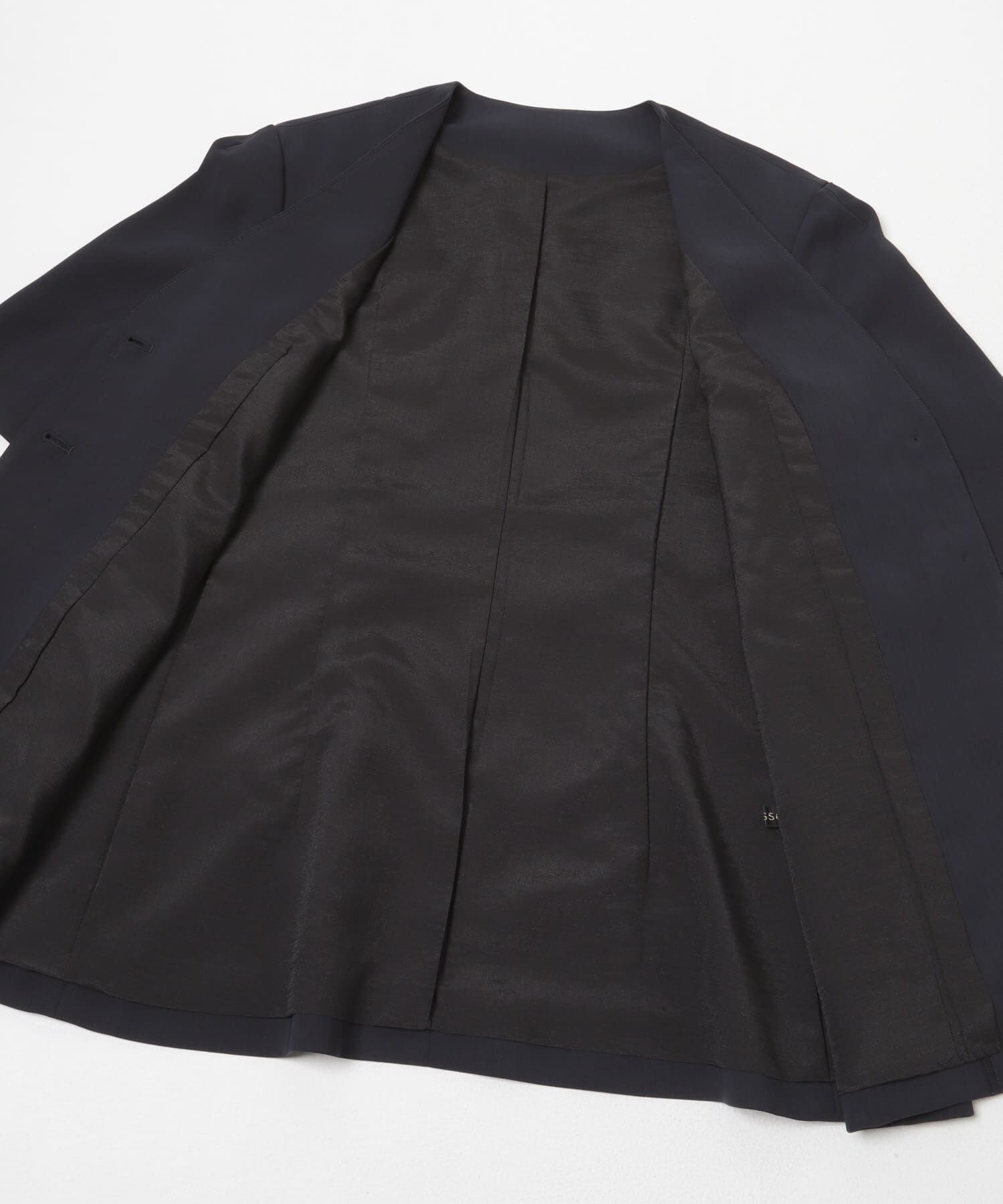 URBAN RESEARCH ROSSO「クールタッチ 防シワ ハーフスリーブジャケット」|ノーカラージャケット|
