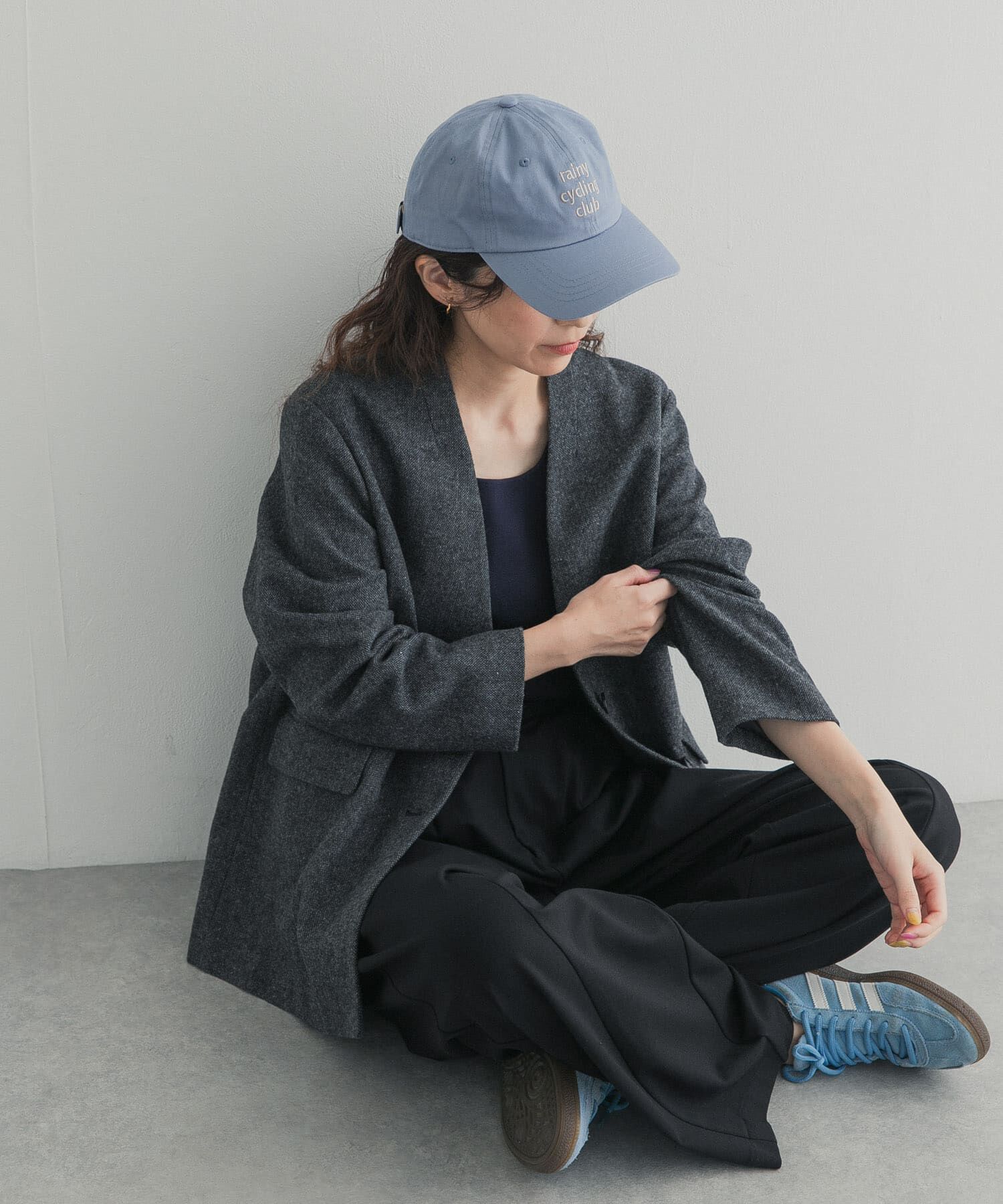 URBAN RESEARCH DOORS「ツイードノーカラージャケット」|ノーカラージャケット|