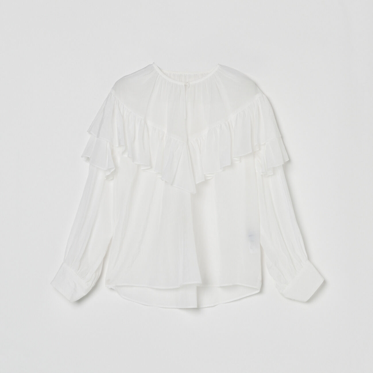 HELIOPOLE「HELIOPOLE FRILL BLOUSE」|シャツ・ブラウス|