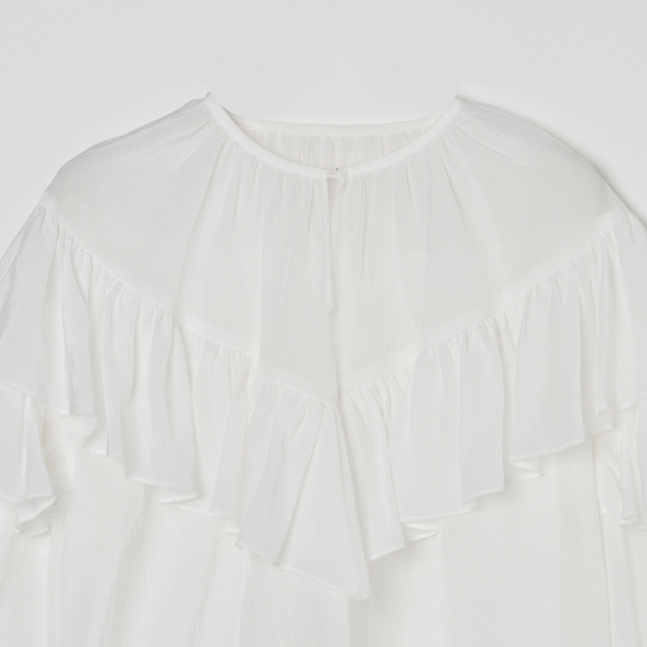 HELIOPOLE「HELIOPOLE FRILL BLOUSE」|シャツ・ブラウス|
