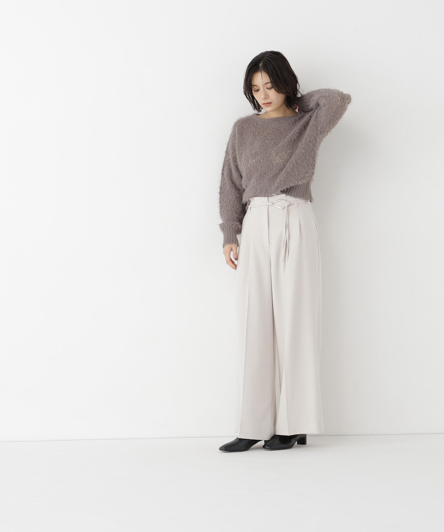  「＜CLASSY.11月号掲載＞ダブルベルトワイドパンツ」|その他|