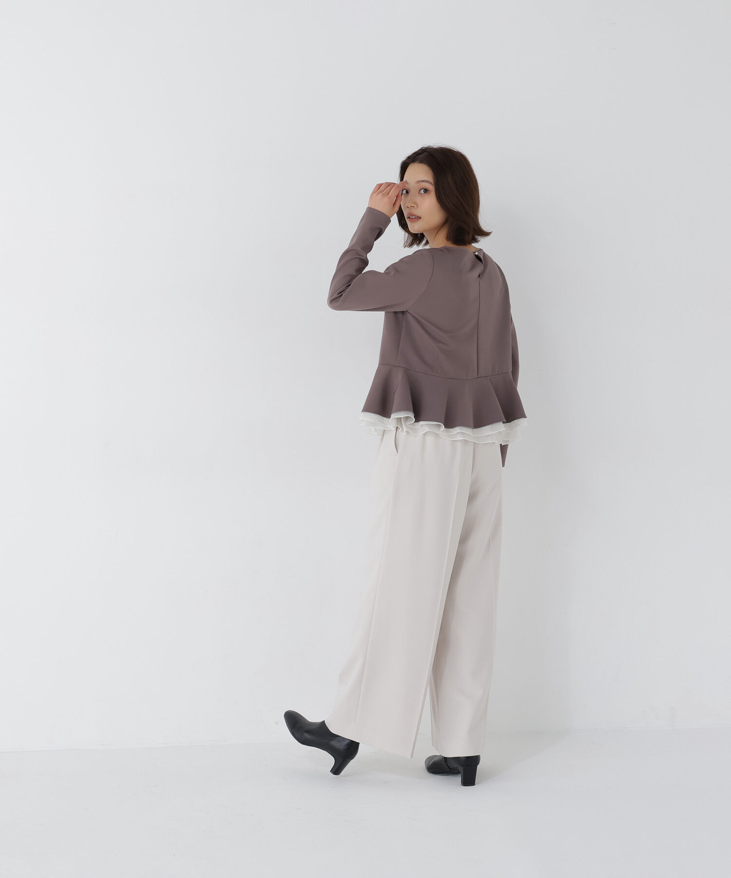  「＜CLASSY.11月号掲載＞ダブルベルトワイドパンツ」|その他|
