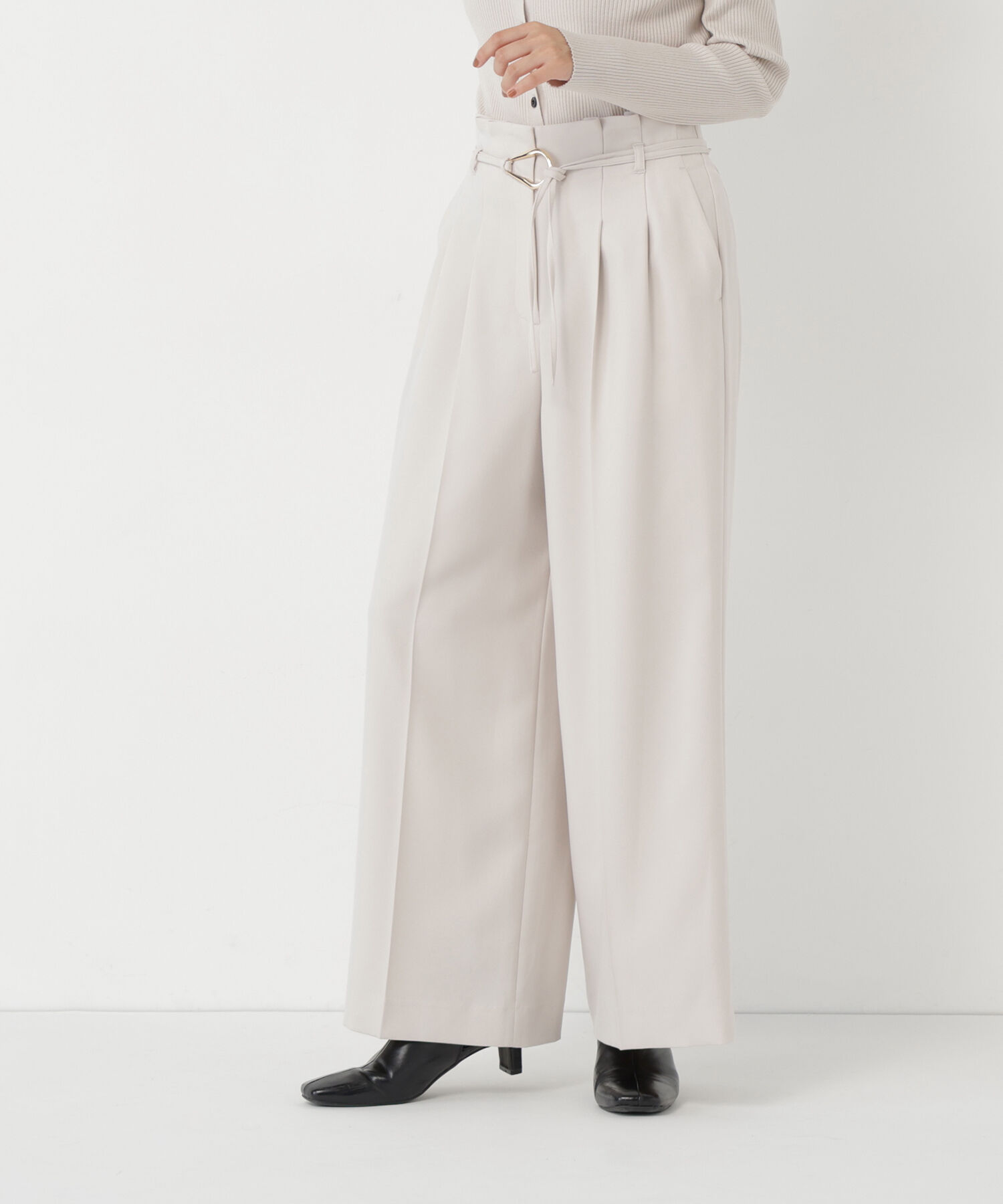 「＜CLASSY.11月号掲載＞ダブルベルトワイドパンツ」|その他|