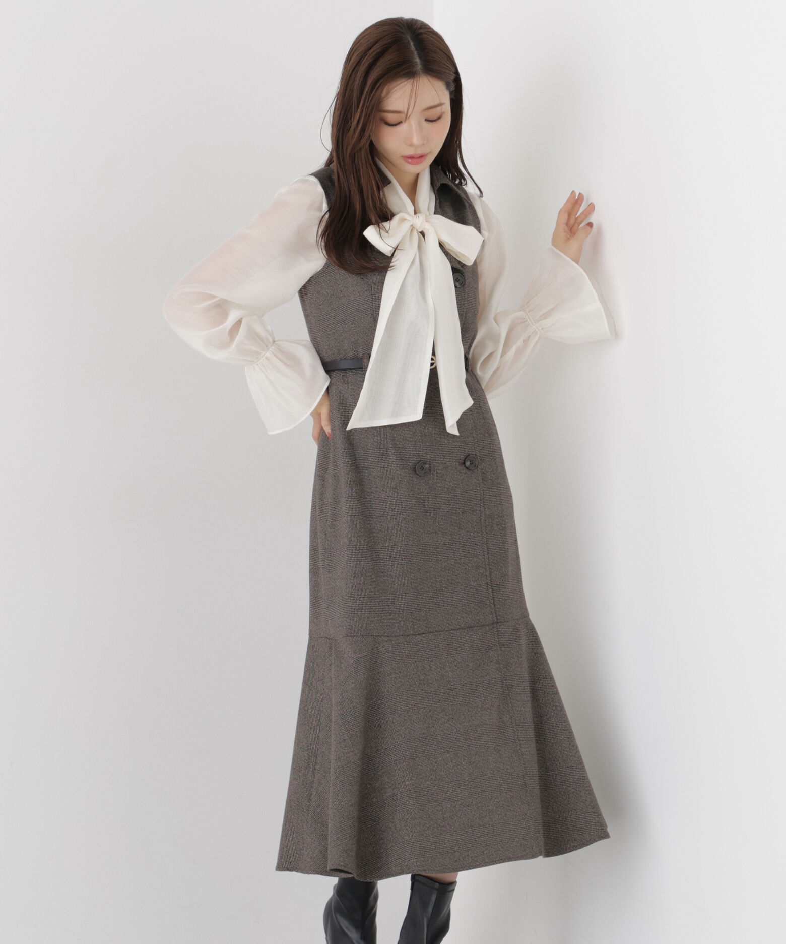 PROPORTION BODY DRESSING「トレンチジャンスカ 26AW」|ワンピース|