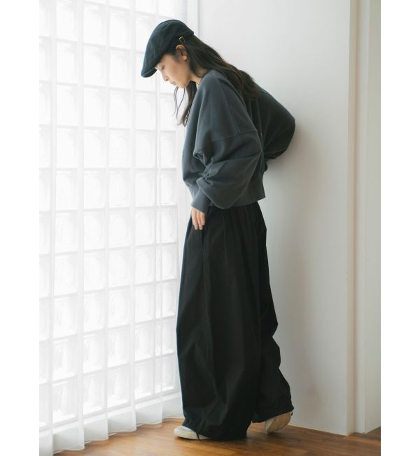 Ungrid「バレルレッグタックパンツ」|その他|