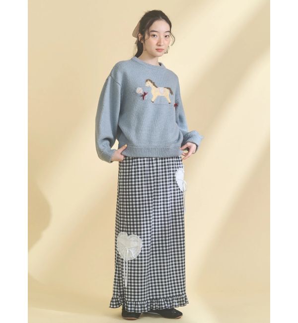merry jenny「message heart skirt」|スカート|