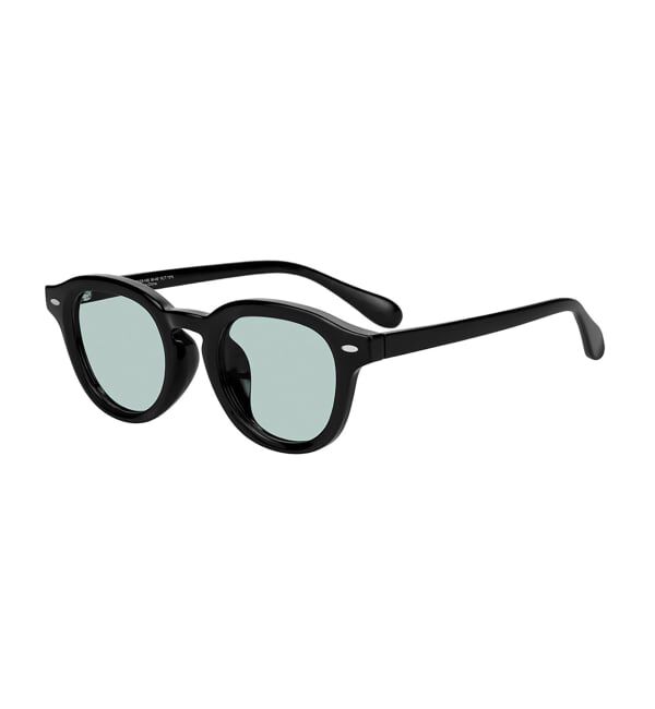  「【WEB限定】SUNCUTGlasses/UV100%CUT ウェリントン型サングラス | カラーレンズ 太縁 紫外線対策 UVカット」|サングラス|