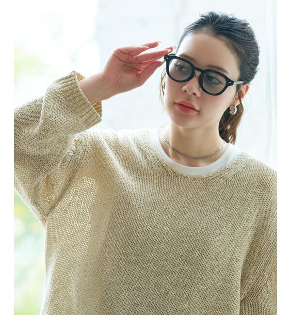  「【WEB限定】SUNCUTGlasses/UV100%CUT ウェリントン型サングラス | カラーレンズ 太縁 紫外線対策 UVカット」|サングラス|