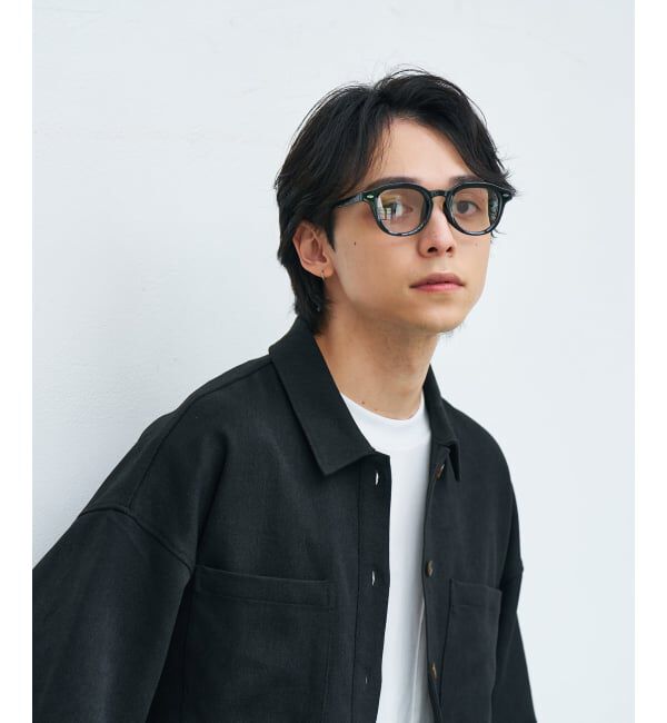  「【WEB限定】SUNCUTGlasses/UV100%CUT ウェリントン型サングラス | カラーレンズ 太縁 紫外線対策 UVカット」|サングラス|