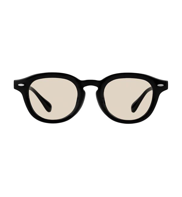  「【WEB限定】SUNCUTGlasses/UV100%CUT ウェリントン型サングラス | カラーレンズ 太縁 紫外線対策 UVカット」|サングラス|