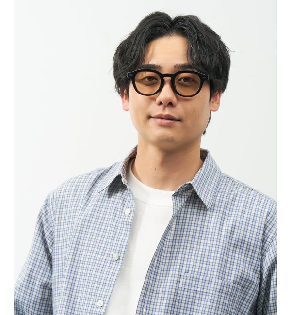  「【WEB限定】SUNCUTGlasses/UV100%CUT ウェリントン型サングラス | カラーレンズ 太縁 紫外線対策 UVカット」|サングラス|