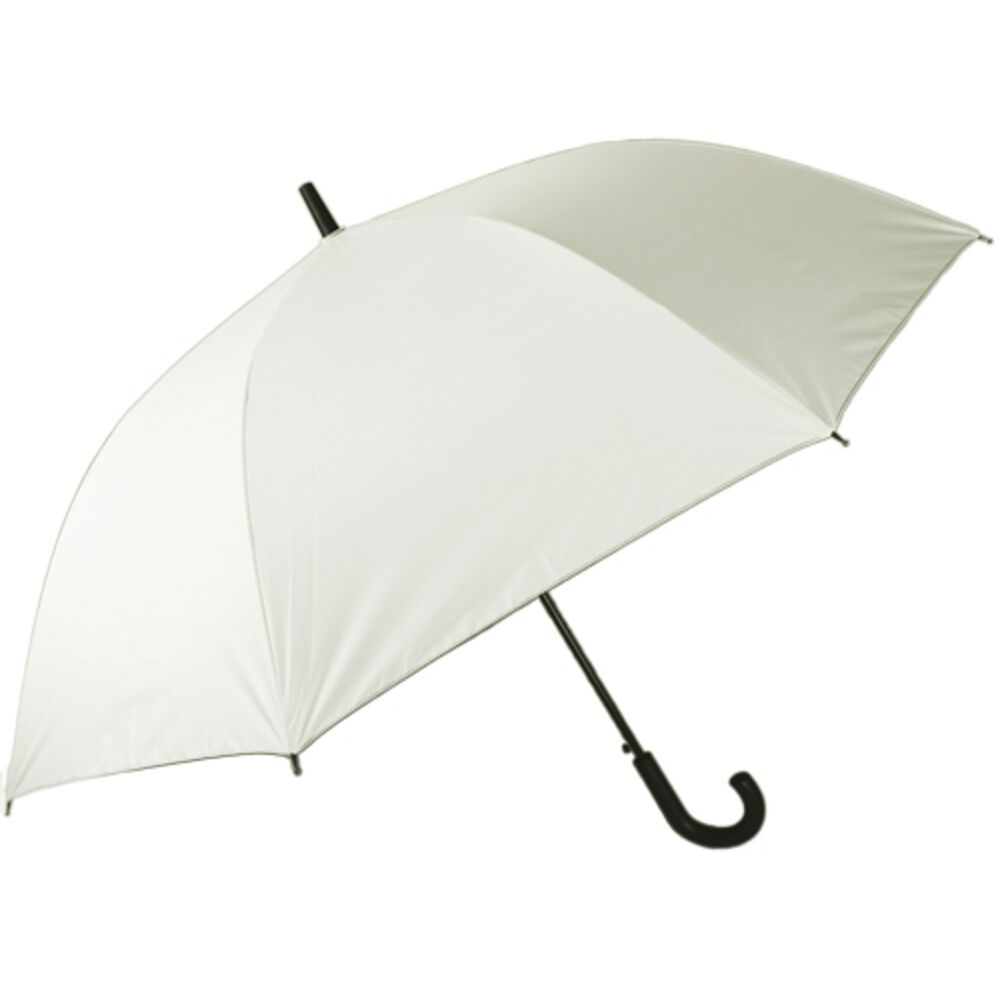 BACKYARD FAMILY「晴雨兼用傘 長傘 遮熱 通販 傘 晴雨兼用 ジャンプ傘 70cm 70センチ 一級遮光 日傘 雨傘」|傘|ホワイト1