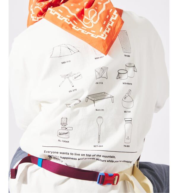 JOURNAL STANDARD「snow peak / スノーピーク 別注 トレイル ギアーズ Tシャツ」|Tシャツ・カットソー|