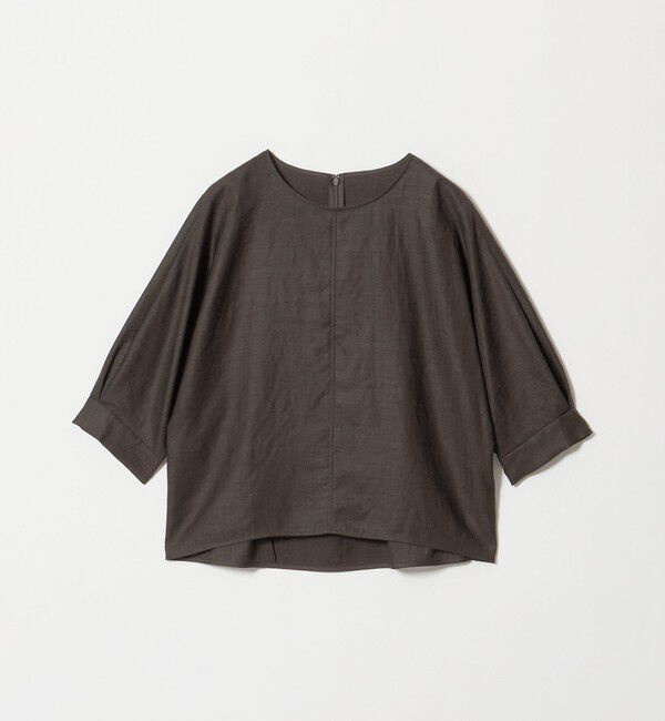 UNITED ARROWS green label relaxing「トリアセ 7分袖 プルオーバー ブラウス マシンウォッシャブル UVカット 通気性」|シャツ・ブラウス|
