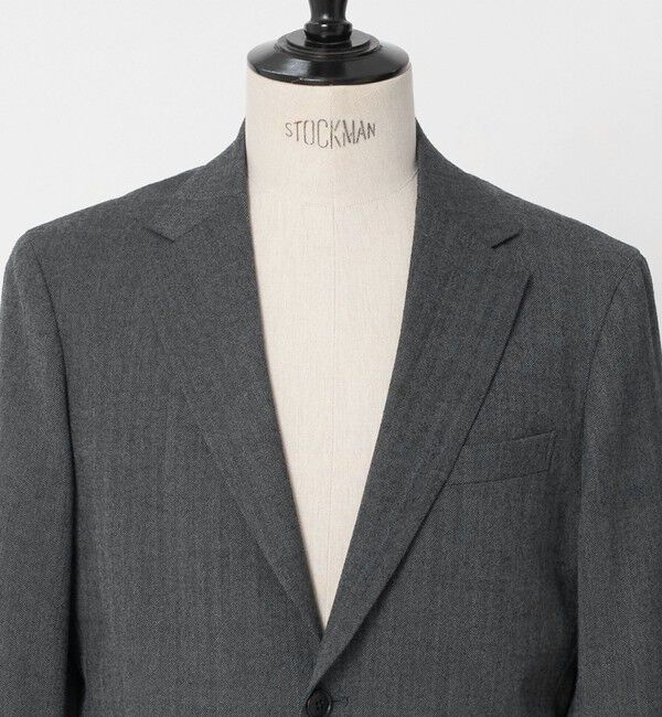 UNITED ARROWS green label relaxing「A+ TWPU ヘリンボーン 2B リラックス セットアップ ジャケット -ストレッチ-」|テーラードジャケット|