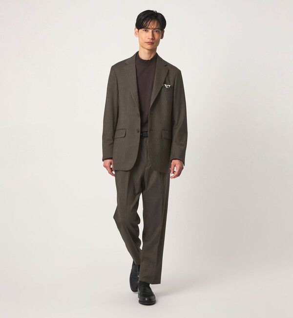 UNITED ARROWS green label relaxing「A+ TWPU ヘリンボーン 2B リラックス セットアップ ジャケット -ストレッチ-」|テーラードジャケット|