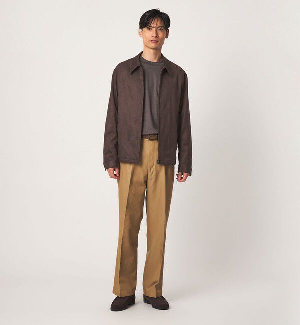 UNITED ARROWS green label relaxing「ポリエステル スエードライク ブルゾン」|ブルゾン・スタジャン|