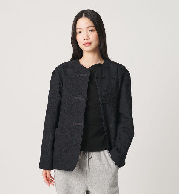 BEAUTY&YOUTH UNITED ARROWS「ジャガード ペイズリー エンブロイダリー ジャケット」|テーラードジャケット|