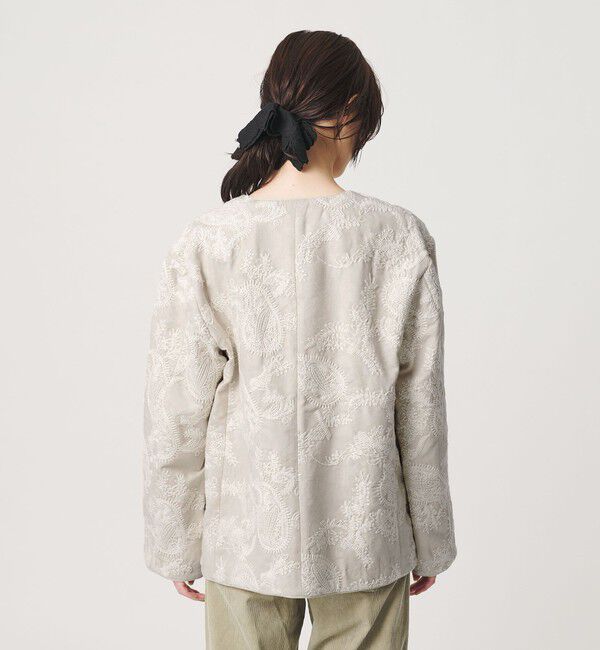 BEAUTY&YOUTH UNITED ARROWS「ジャガード ペイズリー エンブロイダリー ジャケット」|テーラードジャケット|