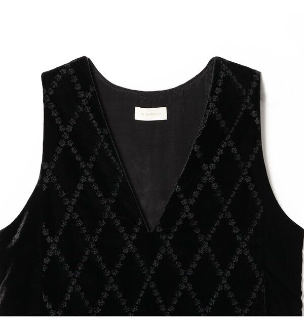 BEAMS SELECTION for WOMEN「ne Quittez pas / アーガイル Vネック ワンピース」|ワンピース|