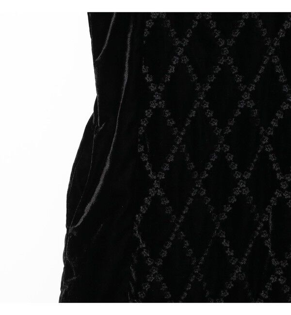 BEAMS SELECTION for WOMEN「ne Quittez pas / アーガイル Vネック ワンピース」|ワンピース|