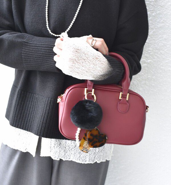 SHIPS Colors 「スクエア ミニ ショルダー バッグ」|ショルダー・メッセンジャー|ワイン