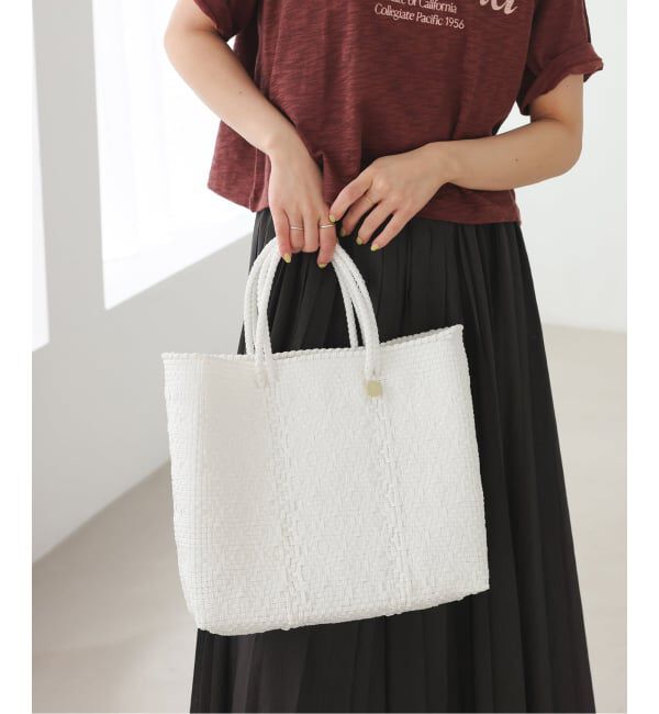 SLOBE IENA「《追加》LETRA/レトラ メルカドバッグ S SIZE」|トートバッグ|