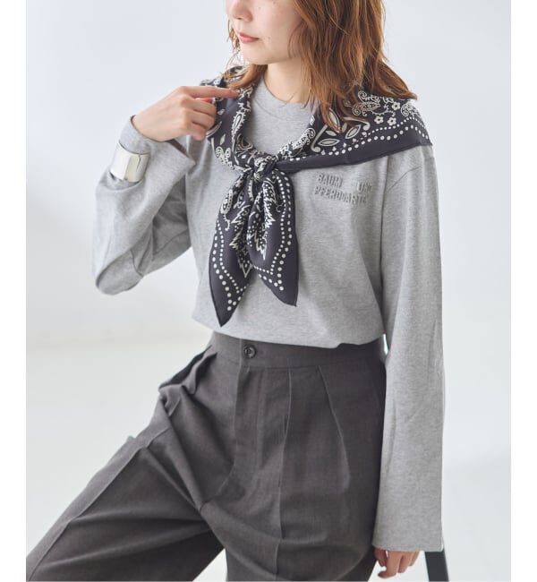 journal standard L'essage「BAUM UND PFERDGARTEN/バウム ウンド ヘルガーデン JEEVONA Tシャツ」|Tシャツ・カットソー|グレー