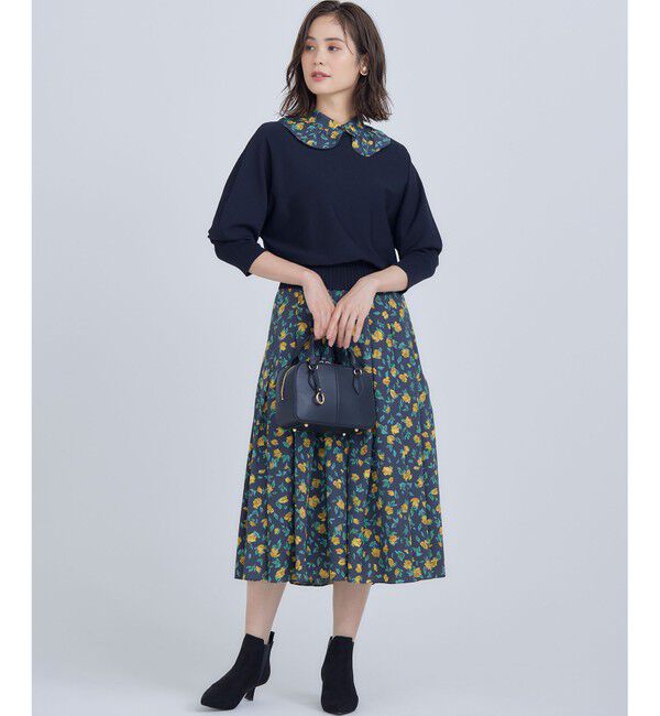 組曲「カッティングローズプリント ワンピース」|ワンピース|