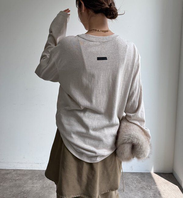  「【WEB限定】ダメージポケットロンTEE」|Tシャツ・カットソー|