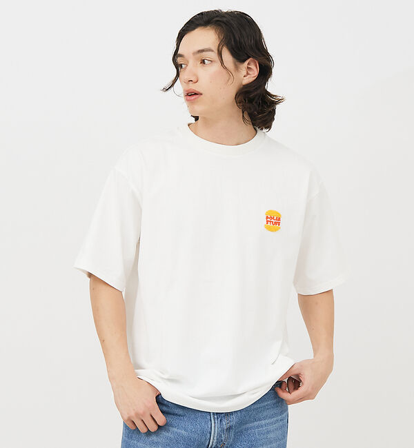 ABAHOUSE「【POLeR/ポーラー】PRM WASH STEAMED /HAMS/ HEAR」|Tシャツ・カットソー|ホワイト系その他1
