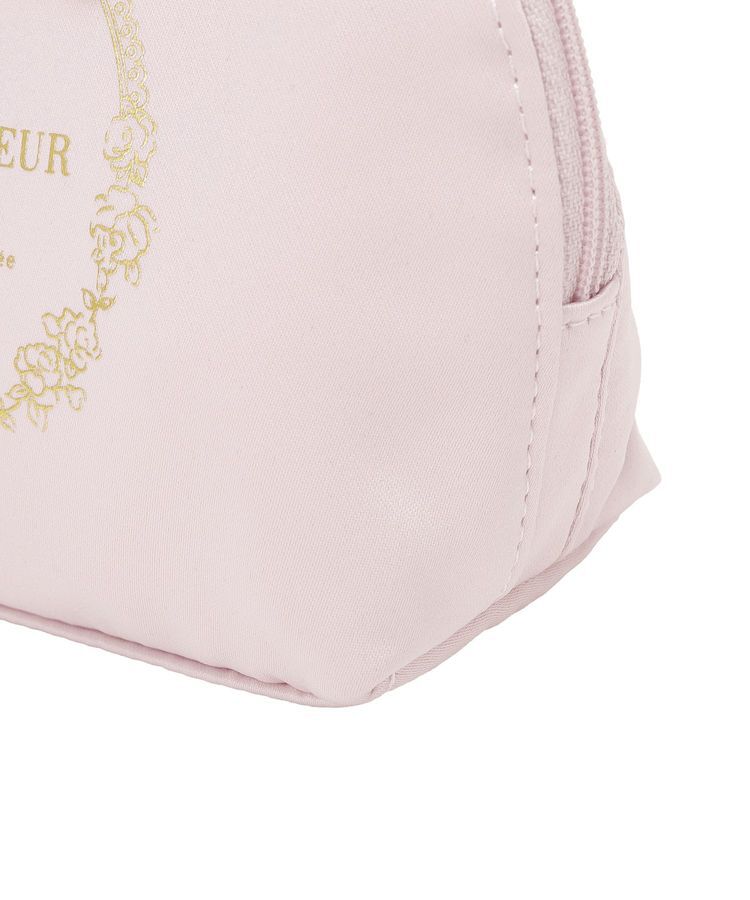 Maison de FLEUR「サテンリボンラウンドポーチ」|ポーチ|