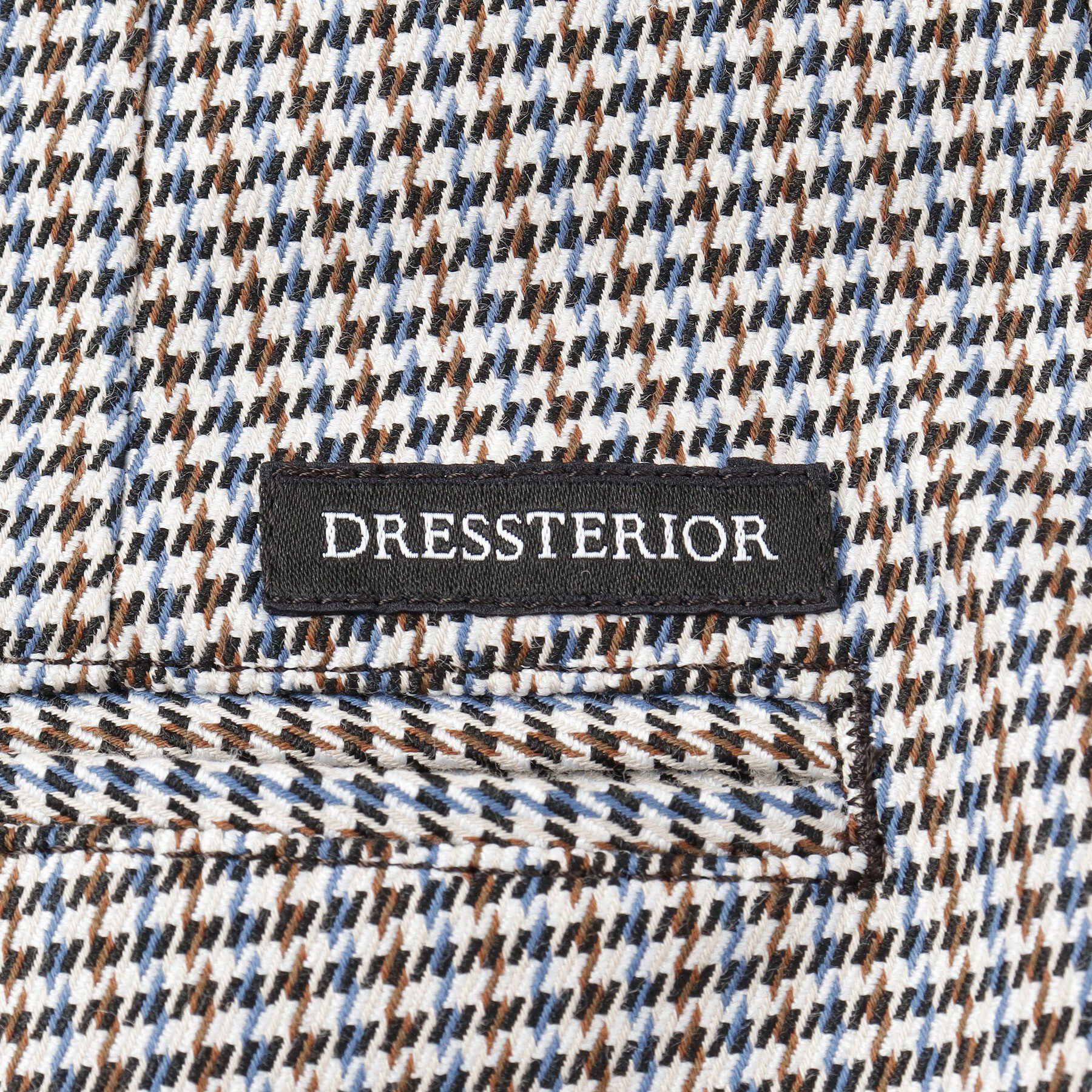 DRESSTERIOR「ストレッチ ハウンドトゥース ワイドパンツ」|その他|