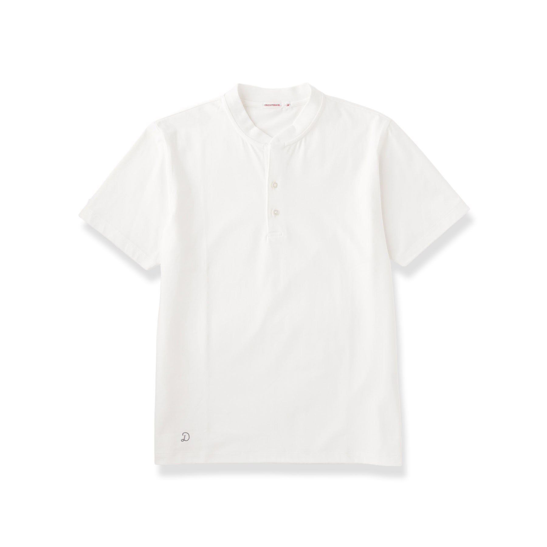 DRESSTERIOR「【接触冷感/抗菌防臭/UVカット】クールクリーンドライコットン ヘンリーネックカットソー」|Tシャツ・カットソー|