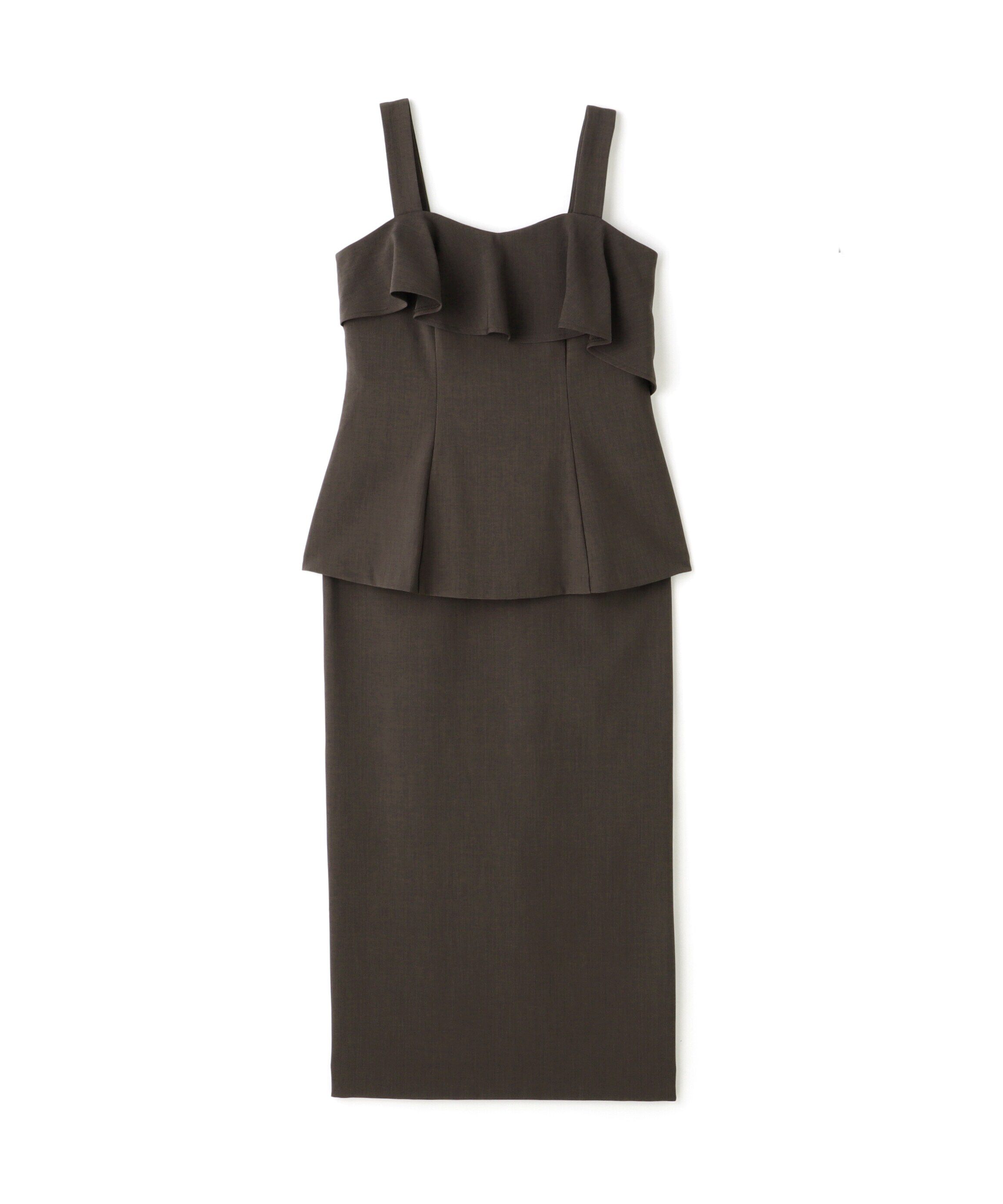 PROPORTION BODY DRESSING「ペプラムタイトジャンスカ　24AW」|ワンピース|