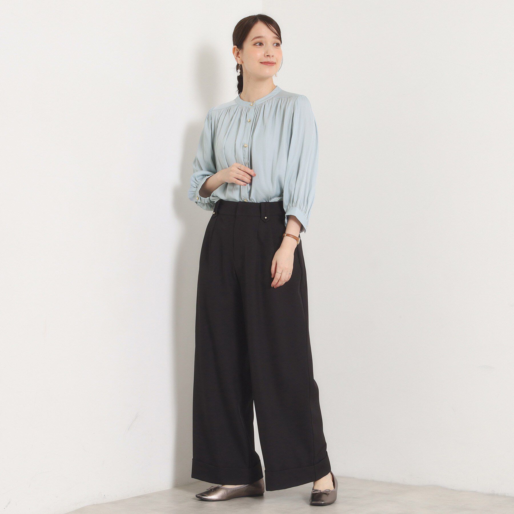 ITS&rsquo;DEMO「ロールアップ2タックワイドパンツ」|その他|