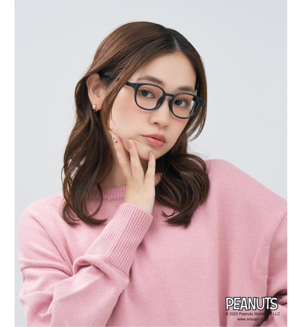  「Zoff PEANUTS メガネ | スヌーピー オラフ アンディ SNOOPY 軽量 眼鏡 伊達メガネ 度付き  レンズ交換券付」|メガネ|