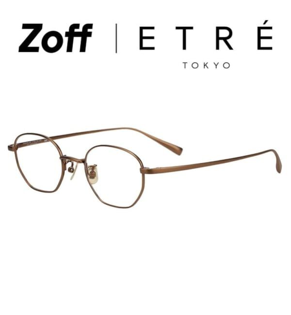  「Zoff｜ETRE TOKYO ウェリントン型 メガネ | チタン 軽量 高級感 伊達メガネ ユニセックス レンズ交換券付」|メガネ|