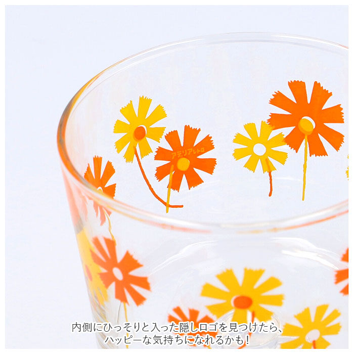 BACKYARD FAMILY「アデリアレトロ デザートカップ 通販 グラス デザート皿 ガラス アイスクリーム 花柄 日本製」|食器・キッチングッズ|