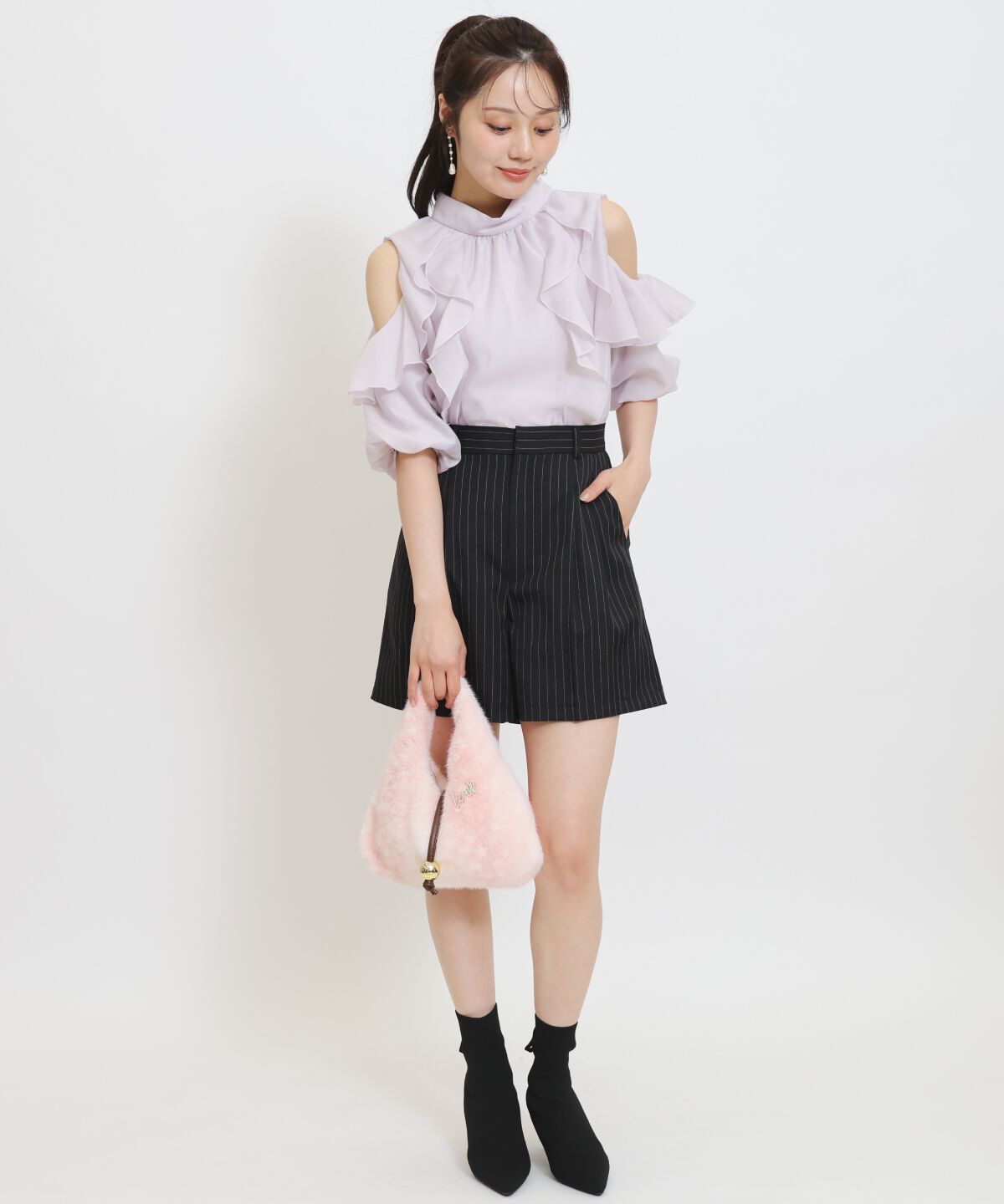 WILLSELECTION「センタータックショートパンツ」|キュロット|