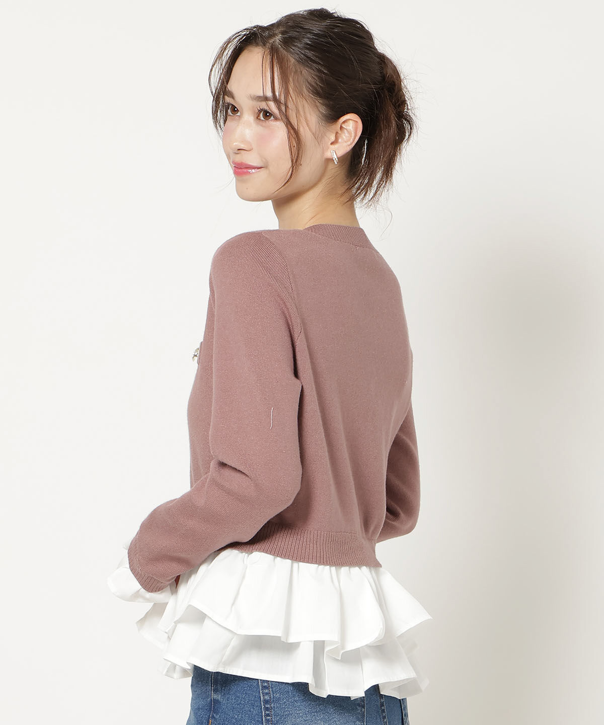 WILLSELECTION「ランダムヘムドッキングカーディガン」|カーディガン|