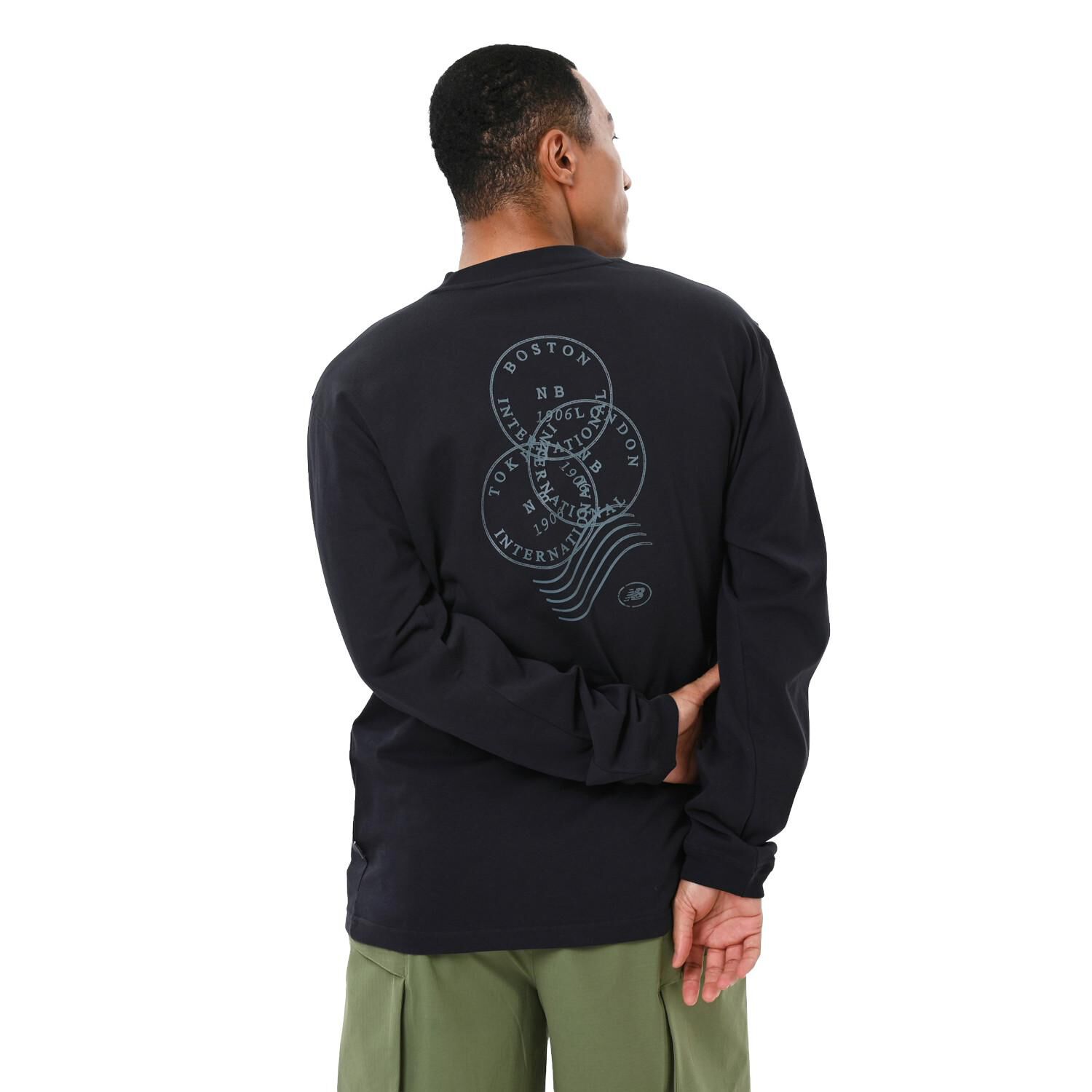 NEW BALANCE 「【NEW BALANCEｳｪｱ】M International ﾛﾝｸﾞｽﾘｰﾌﾞT」|Tシャツ・カットソー|