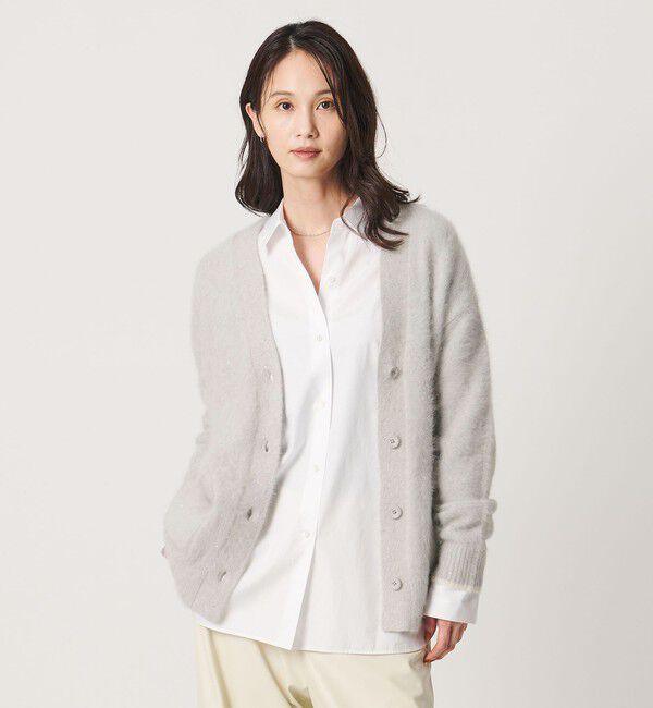 UNITED ARROWS「フォックスカシミヤ スパンコール ミドル カーディガン」|カーディガン|